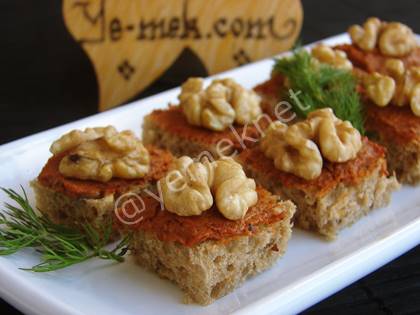 Kahvaltılık Acılı Kanepeler